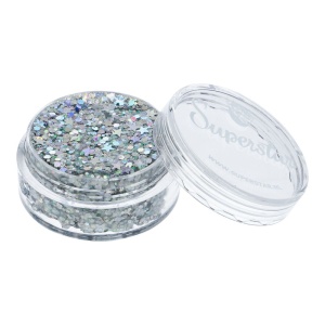 Purpurina crema Chunky Plata Starlight 10 ml. 